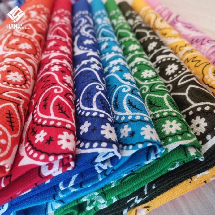 Cotton Bandanas Hip Hop Scarves Outdoor Scarf Headscarf Handkerchiefs Wrap Scarf