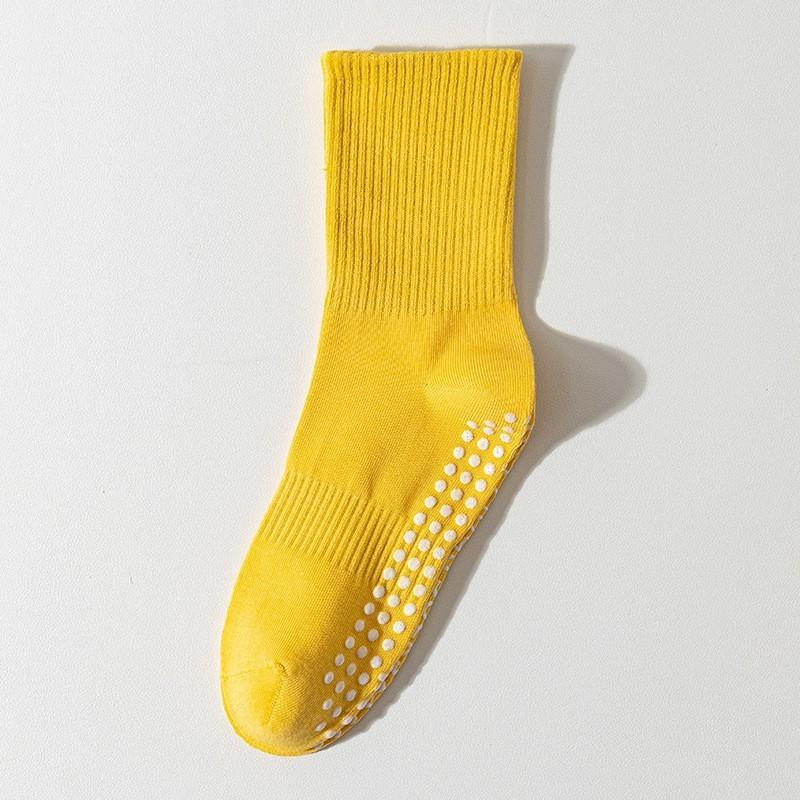 Yoga Socks Non-Slip Pure Cotton Boneless Tube Socks Pilates Indoor Fitness With Shark Pants Stockings