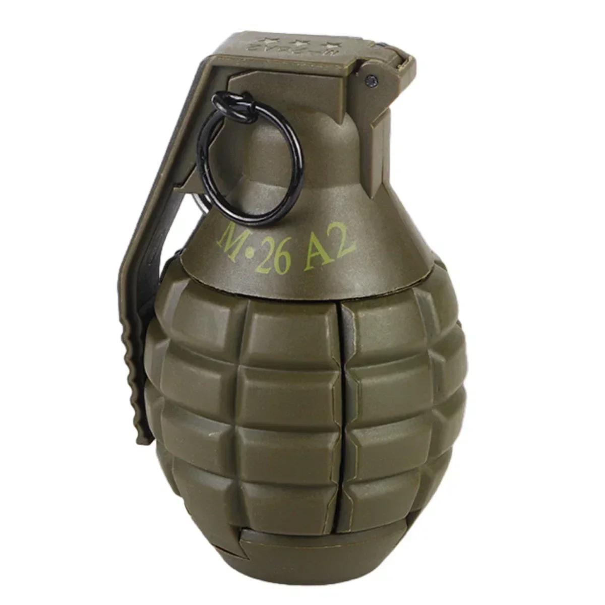 1/3 шт. Модель нейлоновой гранаты M26a2, Игрушка-граната, Модель гранаты для страйкбола, Ударопрочная, Многоразовая, Гелевый шарик, Конфетти, Мука