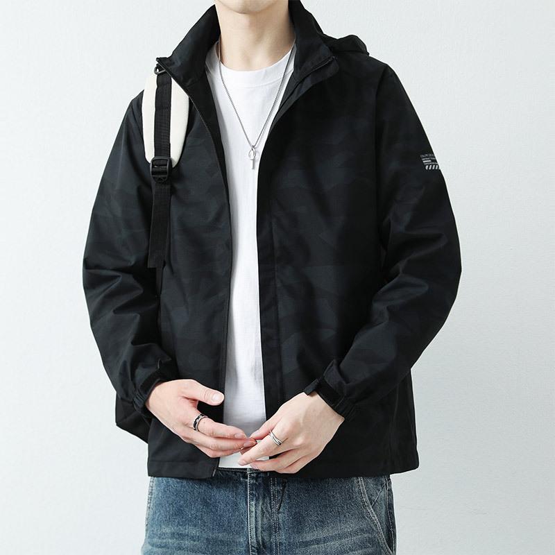Camouflage Jacket New Outdoor Single Layer Thin Mountaineering Jacket Windproof Breathable Men's Windbreaker Autumn Jacket