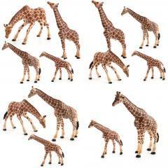 Simulated Giraffe Animal Models Desktop Ornaments For Educational Play And Collectors