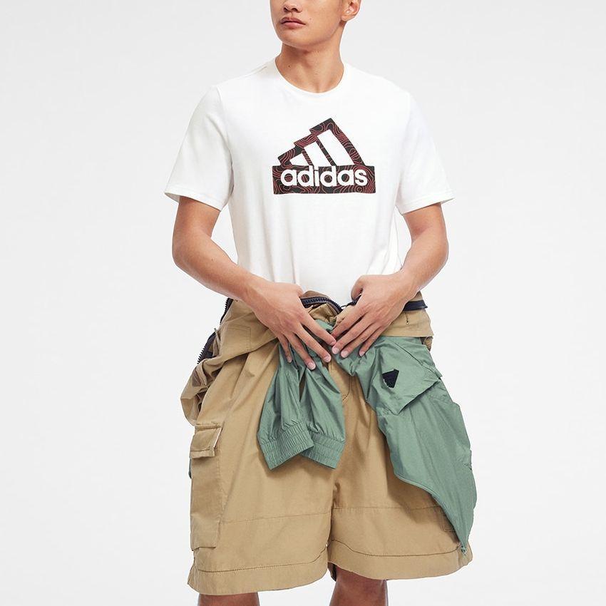 Adidas City E Tee With Letter Logo Print Men Tops White HR2997