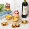 Golden Tray Jewelry Display Plate Kichen Food Fruit Round Stroage Organizers