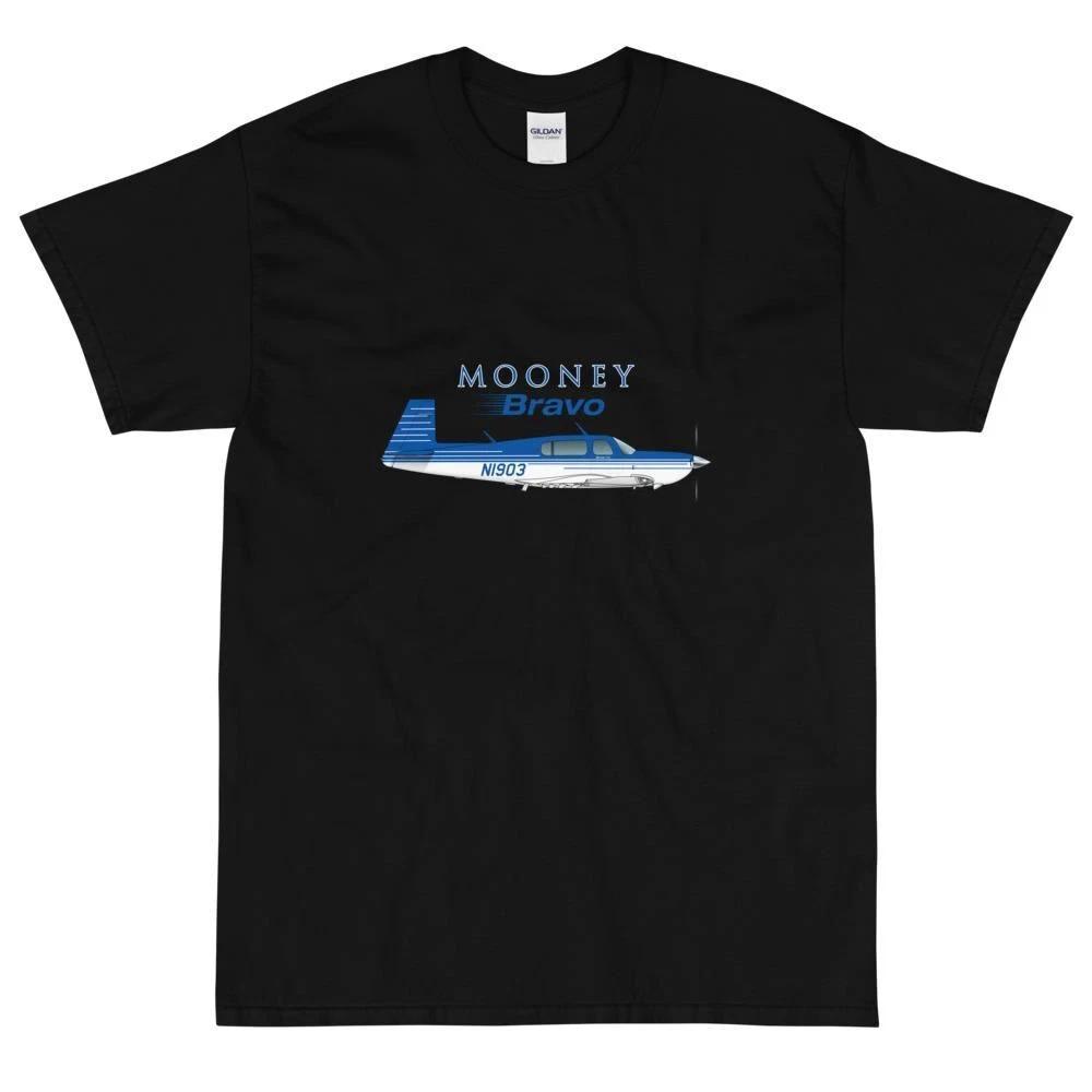 

Mooney Bravo Airplane T-shirt- Personalized with your N# 3XL
