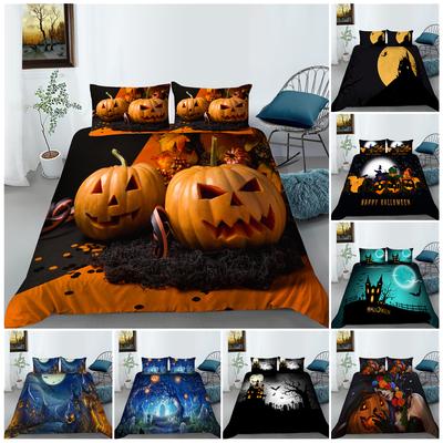 Halloween Home Bedding Set Bedding Set Bedding Cover Pillow Cover Bedding Set Duvet Cover AU King 240x270 Extra Large Home Decoration