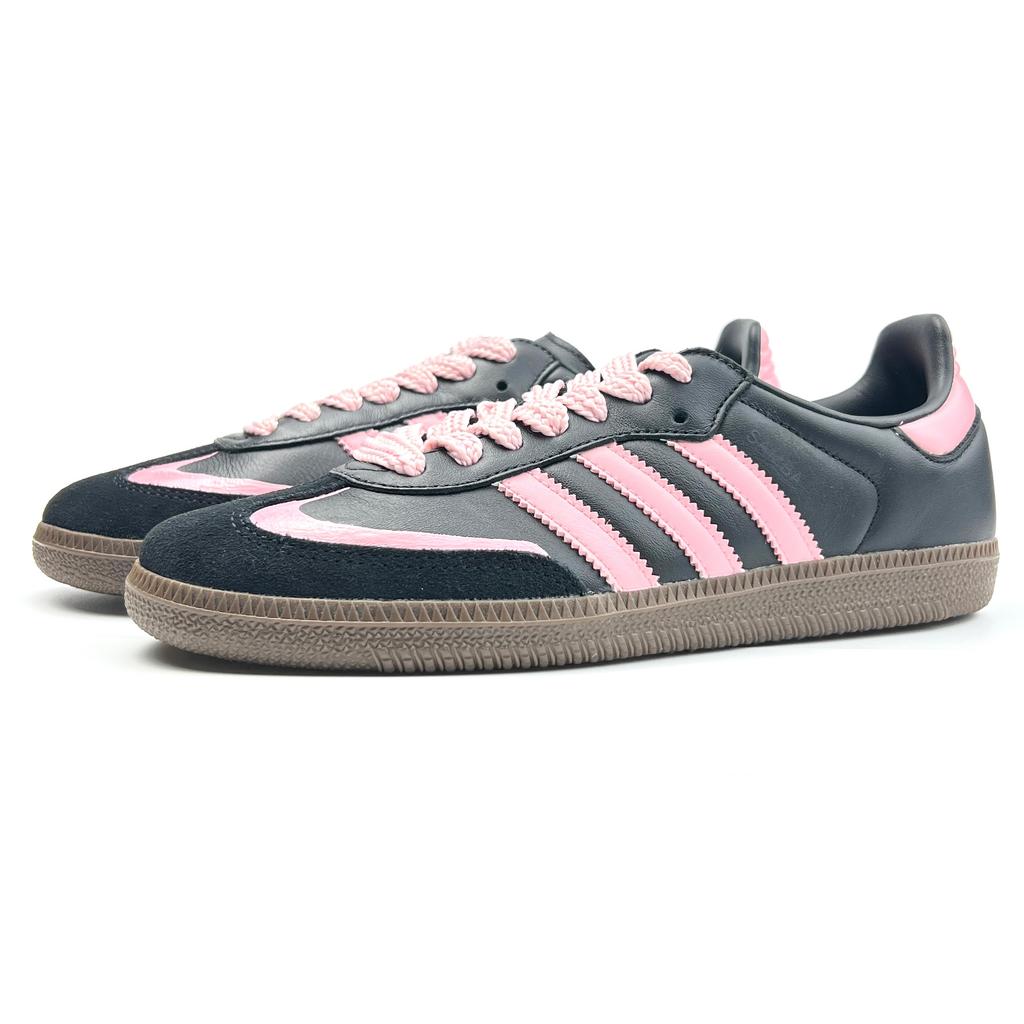 Adidas Originals SAMBA OG Sweetheart Pink Ripple Slip Resistant Abrasion Resistant Low top Skateboard Shoes Unisex B75807(Team801-)