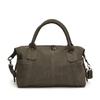 Retro tote bag women's autumn and winter new fashion matte shoulder bag large capacity commuter messenger bag