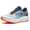 Anta Running Series Shock Absorption Non-Slip Low-Top Running Shoes Men Sneakers White Blue Orange 912425530-3