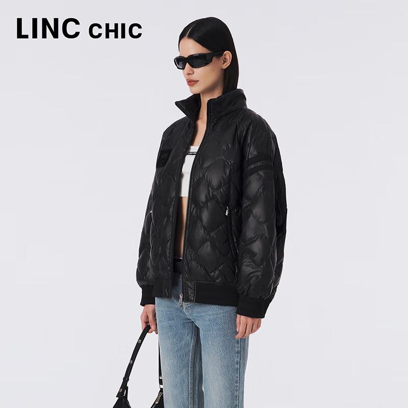 Jinyujie Damen Leichte Cropped Daunenjacke