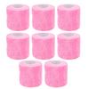 8pcs Self Adhesive Bandage Wraps Breathable High Elasticity Cohesive Bandage Wraps for Sports Pink 5cmx4.5m 8pcs