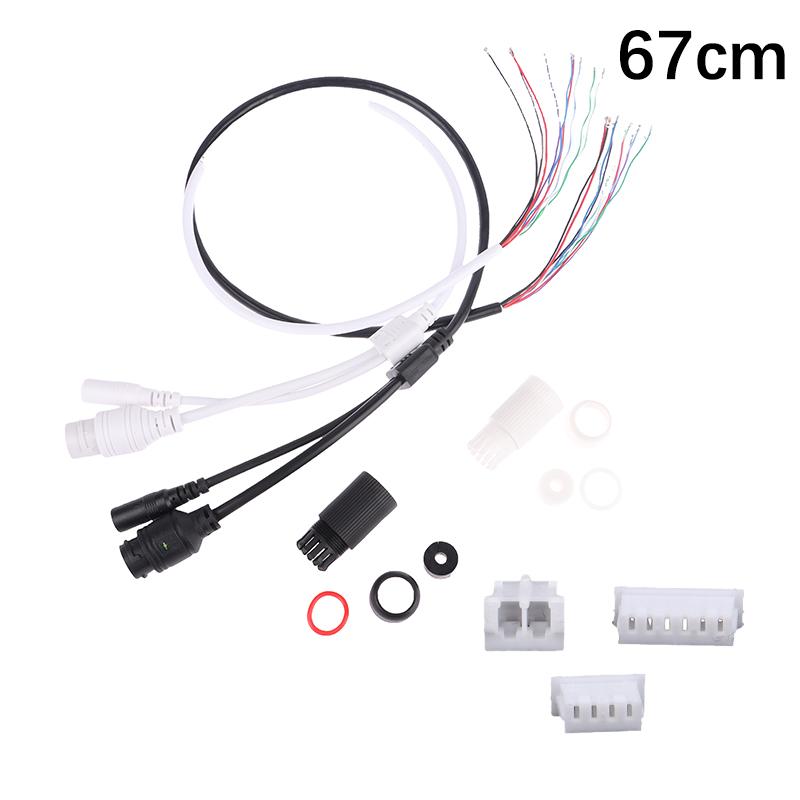12V Poe Cable With Dc Audio Ip Camera Rj45 Cable Built In Poe Module For Cctv Ip Camera