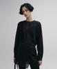 Nive Glow Tencel Wrap Blouse (Black)
