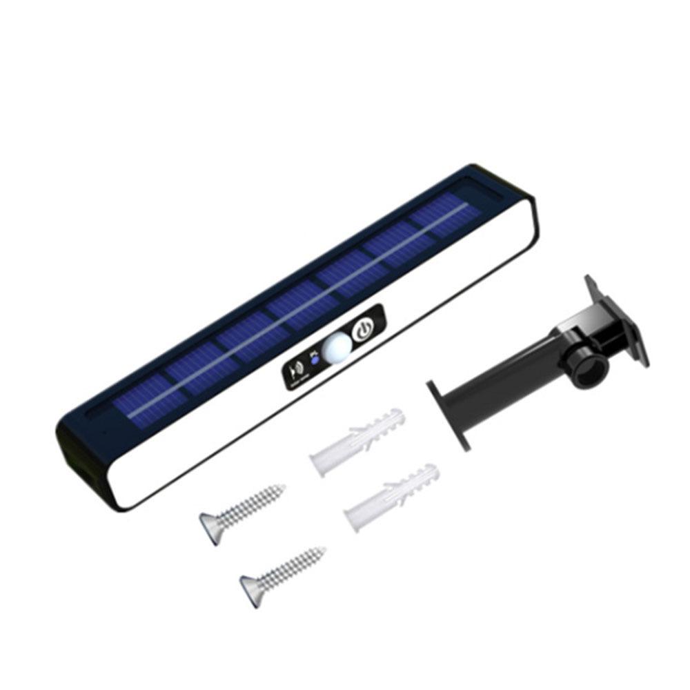 

Солнечный клипсовый светильник с датчиком движения человека, 3 режима освещения, светодиодный солнечный светильник, уличный светильник для двора, гараж White Light Bracket Type