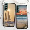 Sailing Boat Phone Case For Samsung A16 A26 A36 A56 Galaxy A02S A12 A52S A13 A23 A33 A53 A54 A34 A24 A14 A22 A32 A42 A72 Cover C