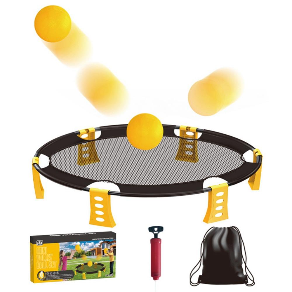 

With Carry Bag Inflatable Volleyball Game Foldable Multiplayer Volleyball Toys Holiday