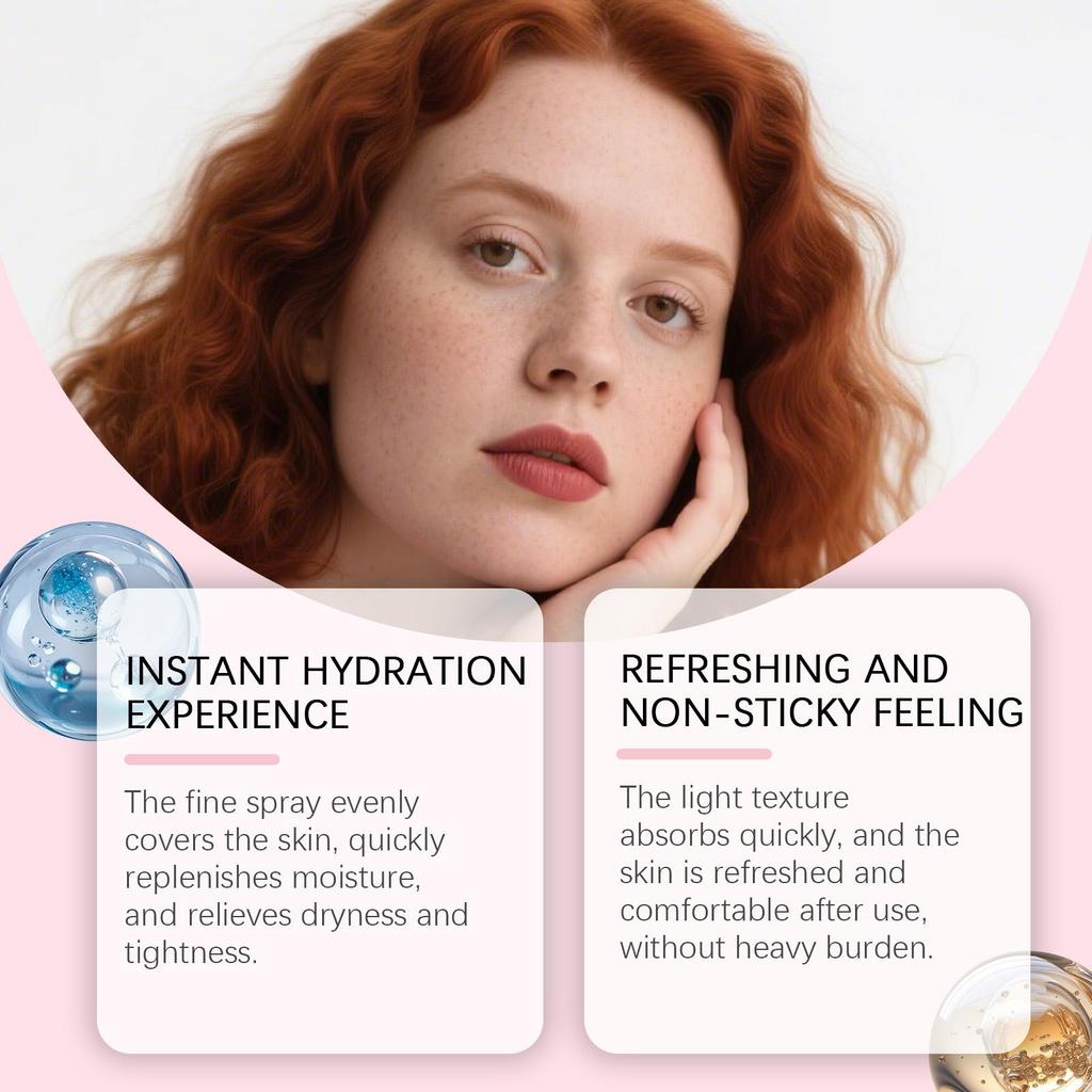 EELHOE collagen brightening essence spray gentle, soft, moisturizing, facial, tender and lubricating multi-piece daily care 100ml