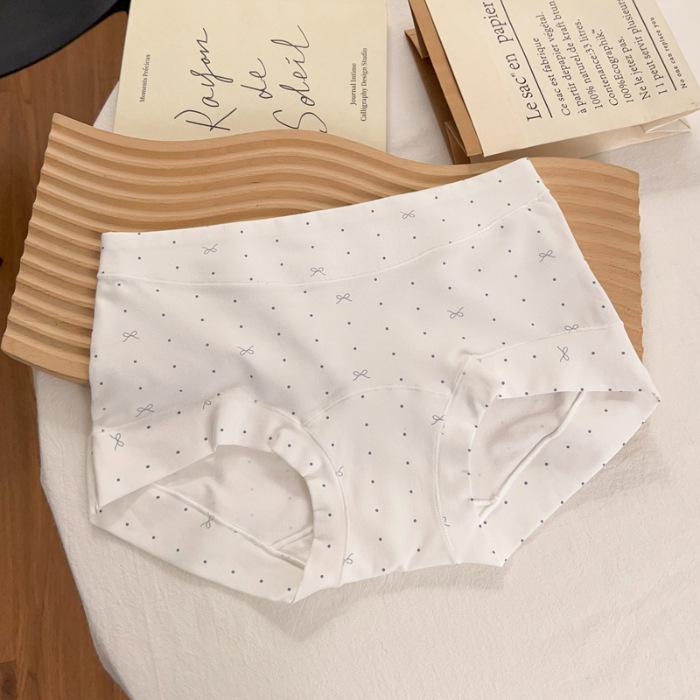 10A Women's Pure Cotton Mid-Rise Briefs - Antibacterial, Skin-Friendly Summer 2025 Style