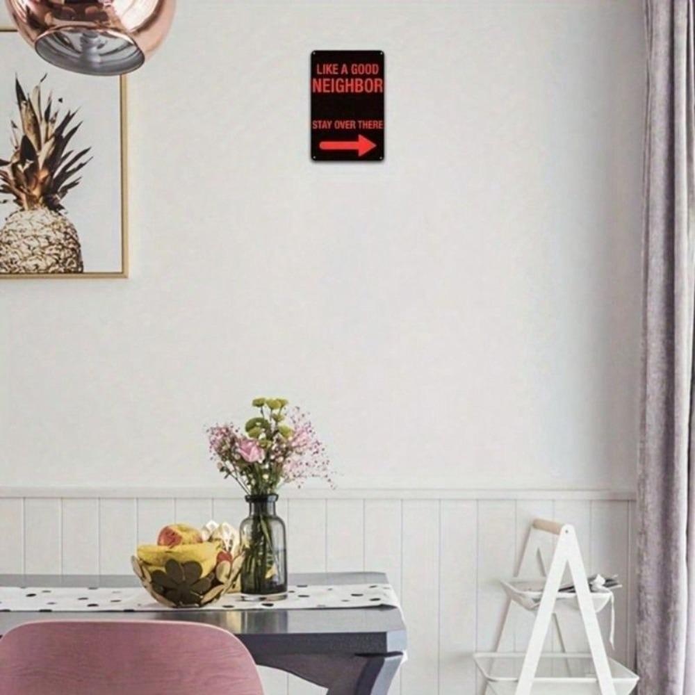 Funny Vintage Retro 2D Metal Wall Poster, Decor for Home Garden Living Room