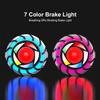12V Motorcycle Brake Light Universal LED Angel Eye Flasher Brake Tail Lamp DRL Flashing Warning Signal Motorcycle Accessories