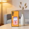 S-Sardines F-Fish Art Phone Case For Samsung S25,S24,S21,S22,S23,S30,Ultra,S20,Plus,Fe,Lite,Note,10,Black Cover