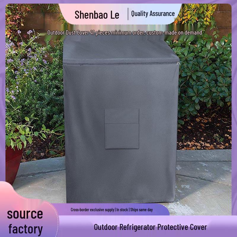 Funda Resistente al Agua 210D para Congelador Exterior, 7.0 Pies Cúbicos con Cremallera Superior