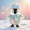 Wear Scarf Hat Penguin Plush Toy Soft Teddy For Kids Bedtime Gift