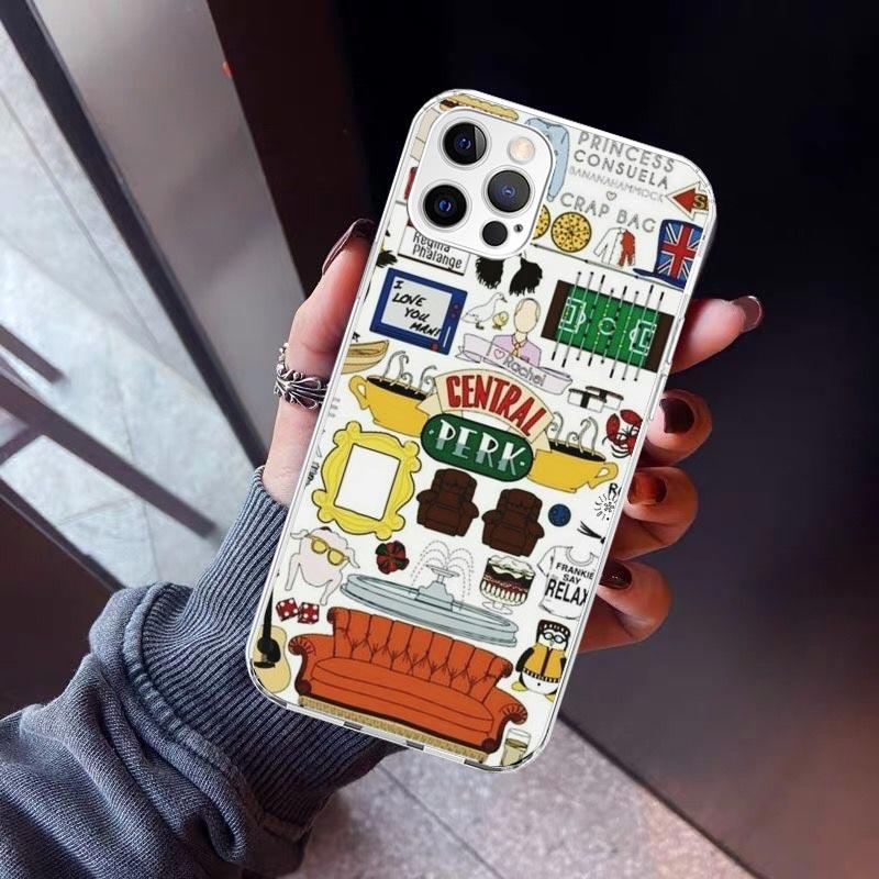 Friends Tv Show Funny Family Phone Case For iPhone 17 Air 16 15 Pro Max 14 Plus 13 Mini 12 11 Cover 7 8 SE Silicone Shell Print