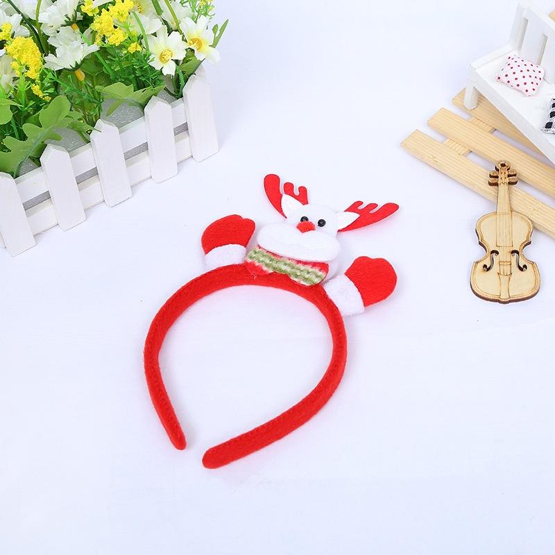 

Рождественский реквизит для костюмов Рождественская повязка на голову Санта-Клаус Моделирующая головная пряжка Светящаяся повязка на голову Детский подарок