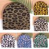 Print Leopard Acrylic Beanie With Oversized Shape Trendsetting Looks Decoration