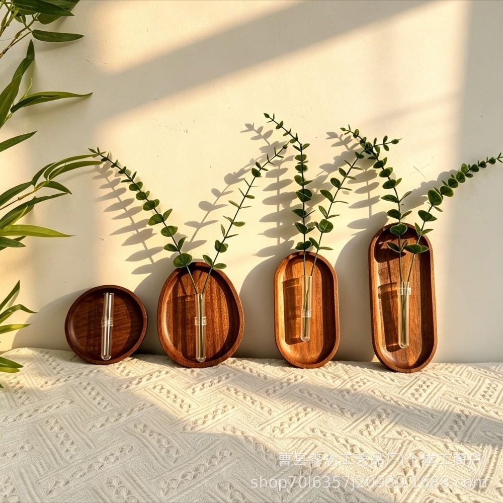 Minimalist Wall Mounted Vase Space Saving Hanging Plant Panel Wall Hydroponic Vase  DIY Plant