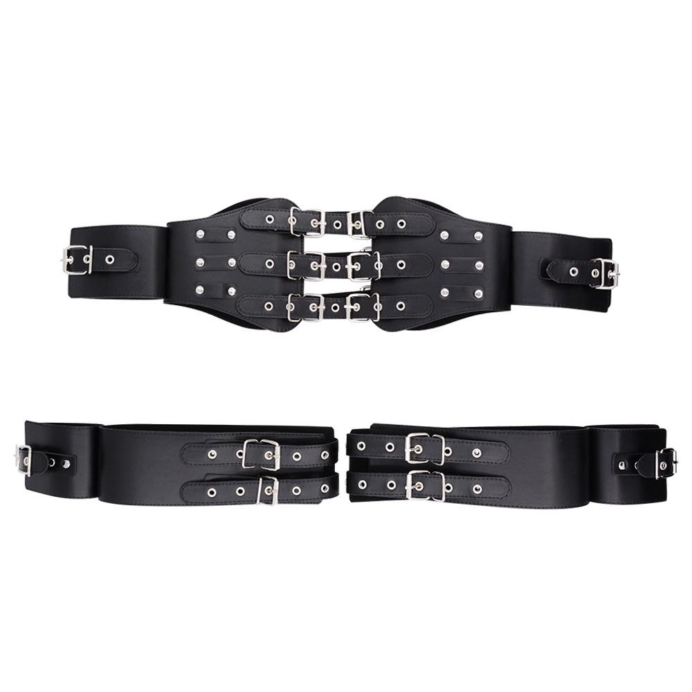 Sexy Shapewear SM Training Suit Female Slave Binding Handcuffs Couple Adult Toys Sex Product