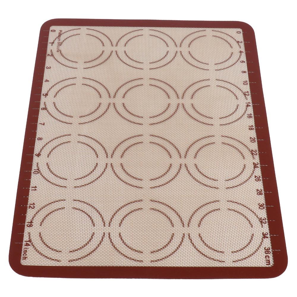 Glass Fiber Silicone Baking Mat Food Grade Silicone Oven Liner Pastry Mat for Baking Home Baking