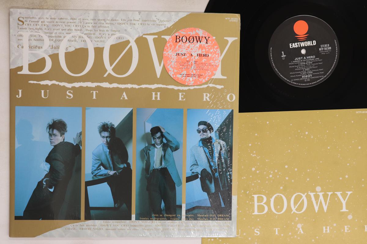 

LP Record BOOWY - Just A Hero WTP90389 EASTWORLD 1986 Japan Japanese Pop/Rock Used