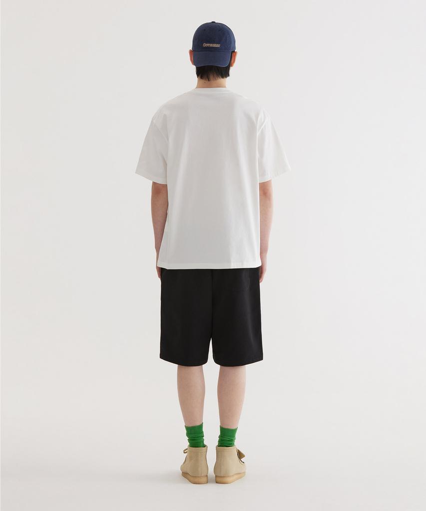 COVERNAT [2Pack] Small Arch Logo T-Shirt White