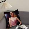 M-Margaret Q-Qualley Personalized Pillow Cover Kids Bedroom Wild Party Decor Pillowcase Kid Birthday Shower Gift
