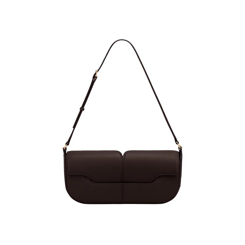 

Polene Baguette Genuine Leather Women s Designer Shoulder Crossbody Bag – Light Luxury, Large Capacity, Underarm Style