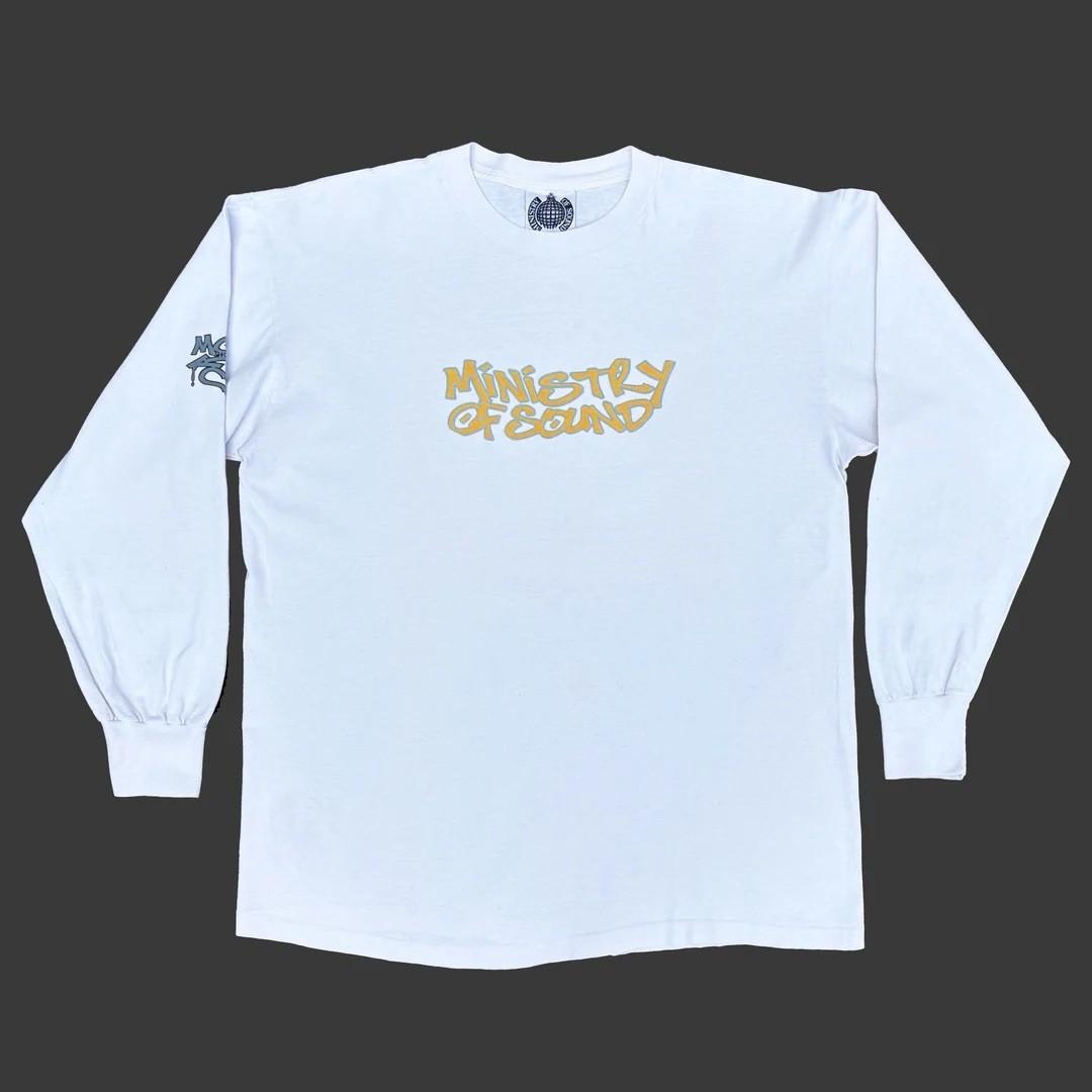 Ministry Of Sound 1990 90s Vintage Nightclub Logo Promo Rare L/S Unisex T-Shirt M
