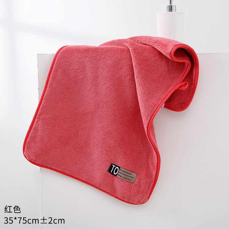 Towel New Coral Fleece Water-absorbing Multi-color Household Unisex Hand Towel Face Towel