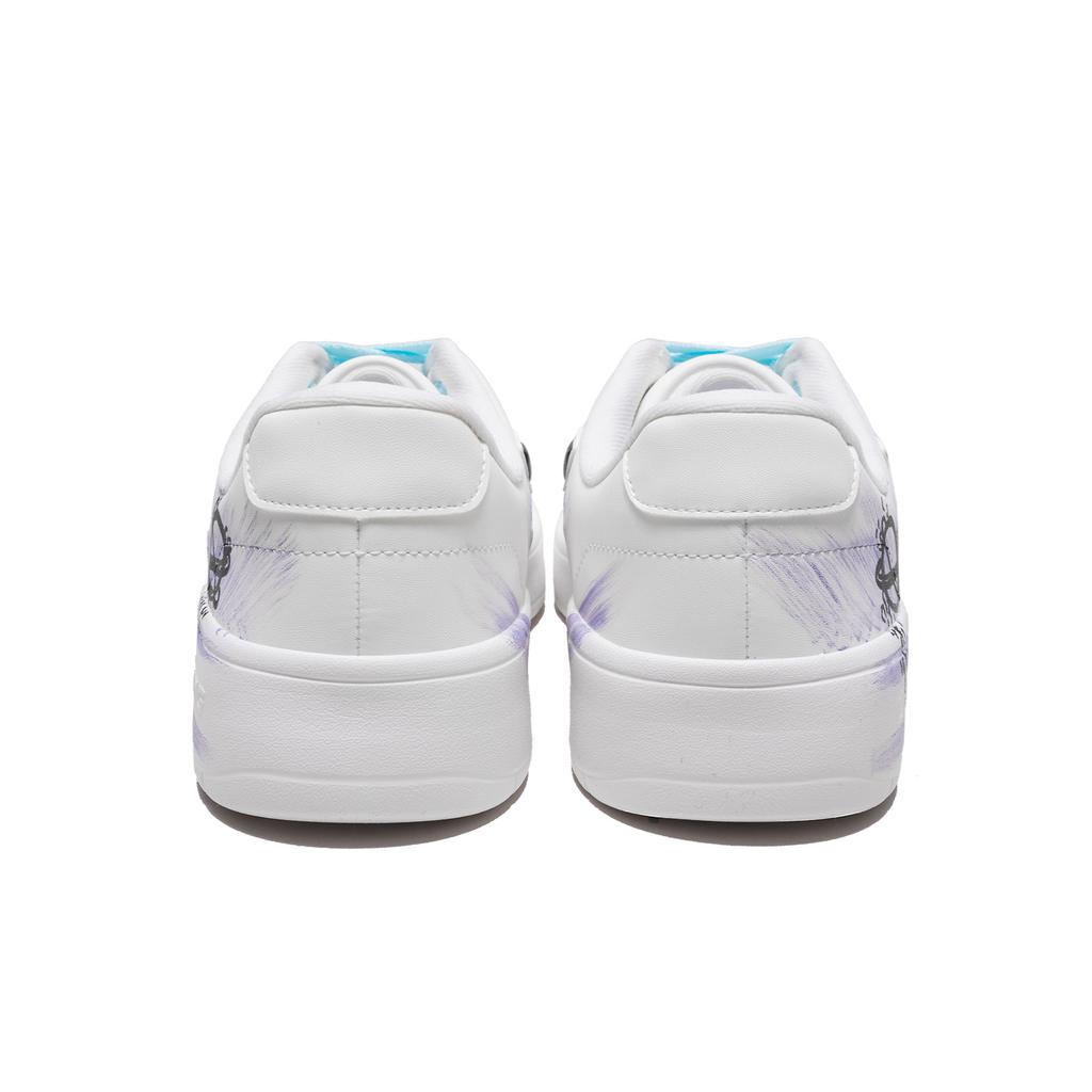 Li Ning January 1.0 Planet Season Abrasion Resistant Lightweight Low top Skateboard Shoes Men's White AGCV493-5(Team893-)