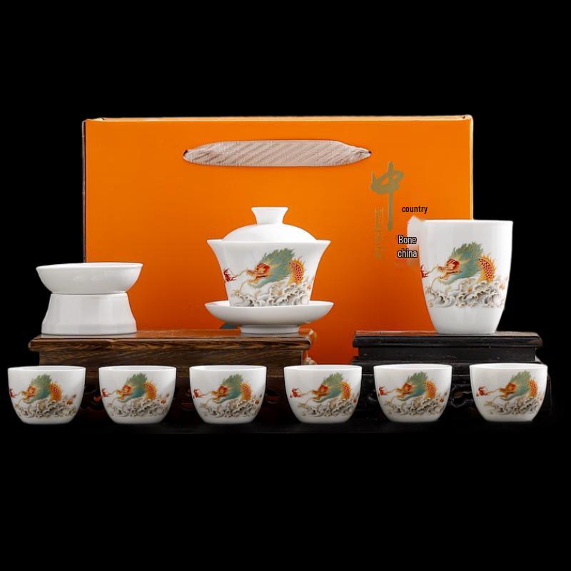 

Chinese Ink Wash Ceramic Kung Fu Tea Set