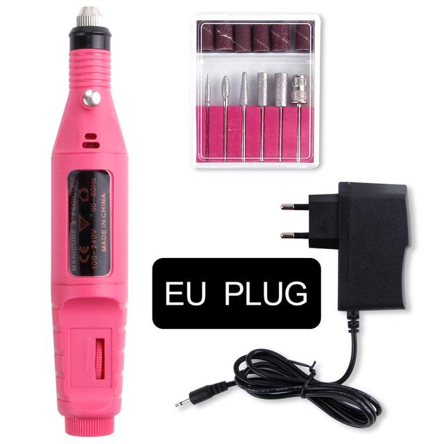 Professionelles Maniküre-Maschinen-Set, Nagelbohrer, Keramik-Fräser, Gel-Nagellack-Entferner, Frieze