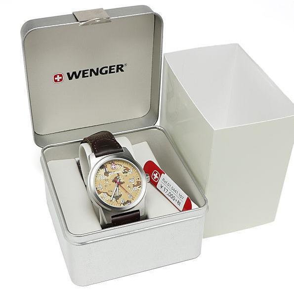 Open Box Wenger Field Classic 01.0441.107 – Men’s Analog Brown Dial Quartz Watch