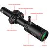 FIRE WOLF HD 1-6X24 IR Compact Hunting Scope Tactical Scope Glass Etched Crosshair Wide Field Optical Sight