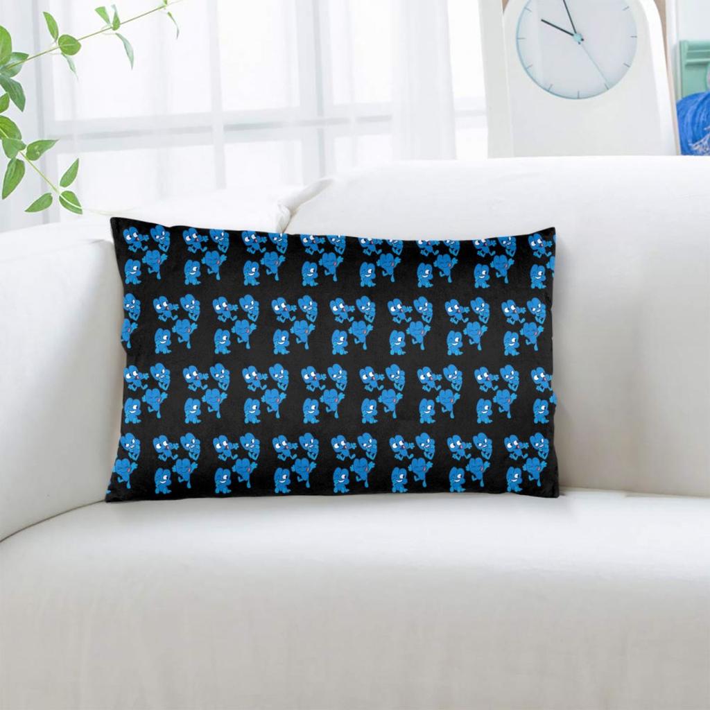 BFDI Four BFB Rectangle Pillowcase Cushion Cover Decorative Bedroom Bed Home Comfort Throw Pillow