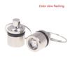 Portachiavi Mini Mini Luce LED Portachiavi Torcia Colorata Lampada Luce Elettronica Portachiavi Idea Regalo