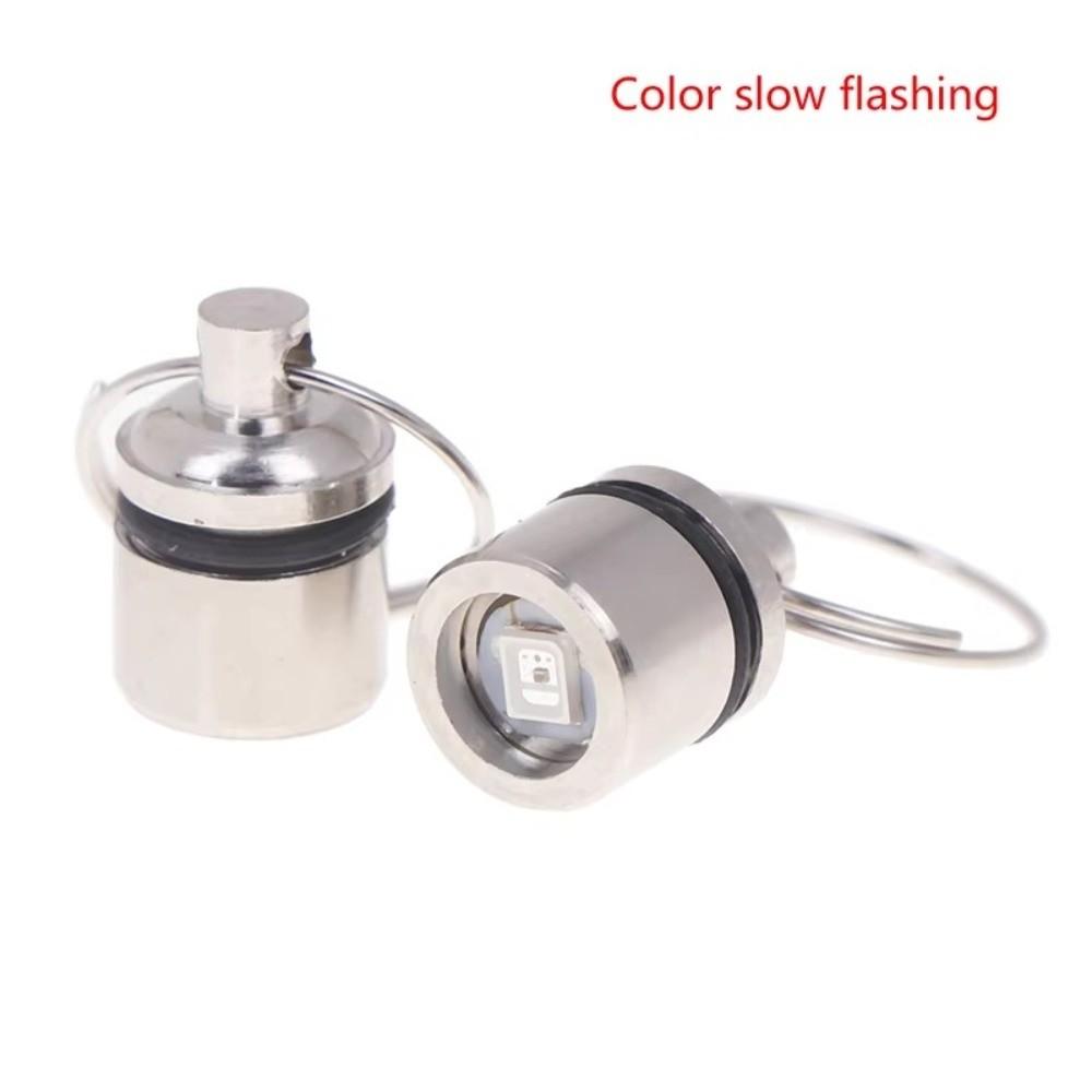 Mini Mini LED Light Keychain Colorful Flashlight Keychain Lamp Electronic Light Keyring Gift Idea