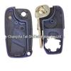 Fiat 500 Remote Key Fob Case Folding Black Blue