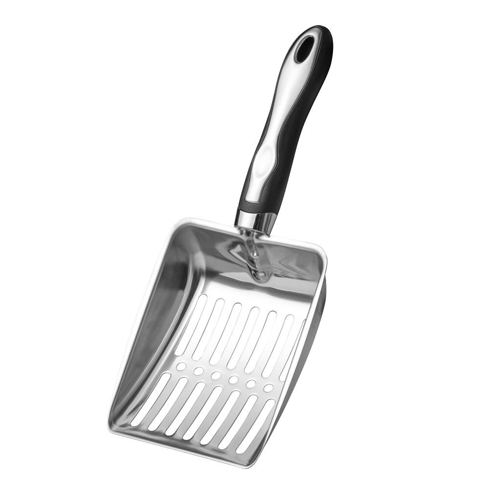 Stainless Steel Cat Litter Scoop with Deodorizing Cleaning Tool