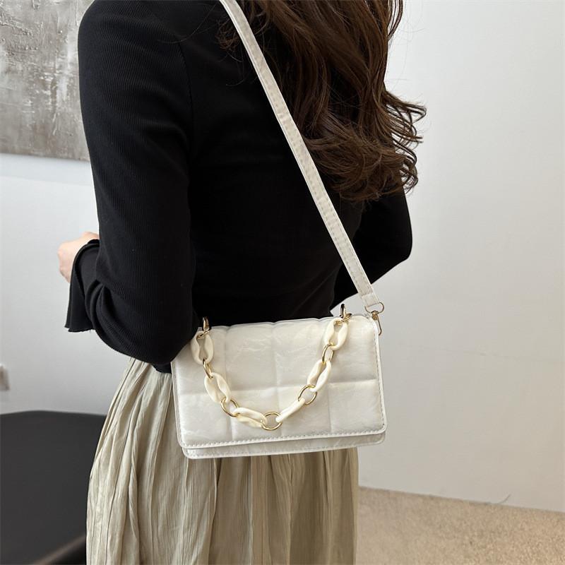 Stylish Pu Leather Crossbody Bag Chic Minimalist Shoulder Bag For Trendy Streetwear