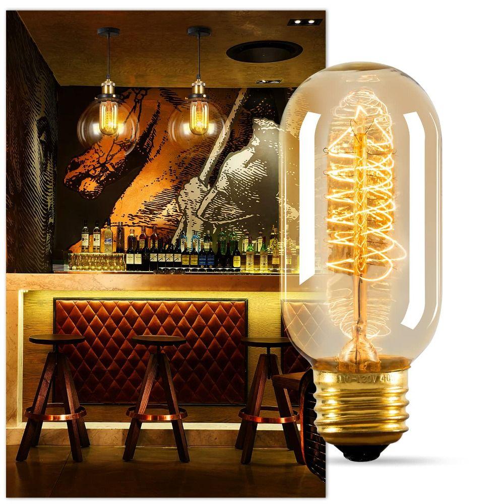 4pcs Long Lasting Edison Bulb Energy Saving Vintage Lamp Incandescent Filament Bulb  Indoor Lighting